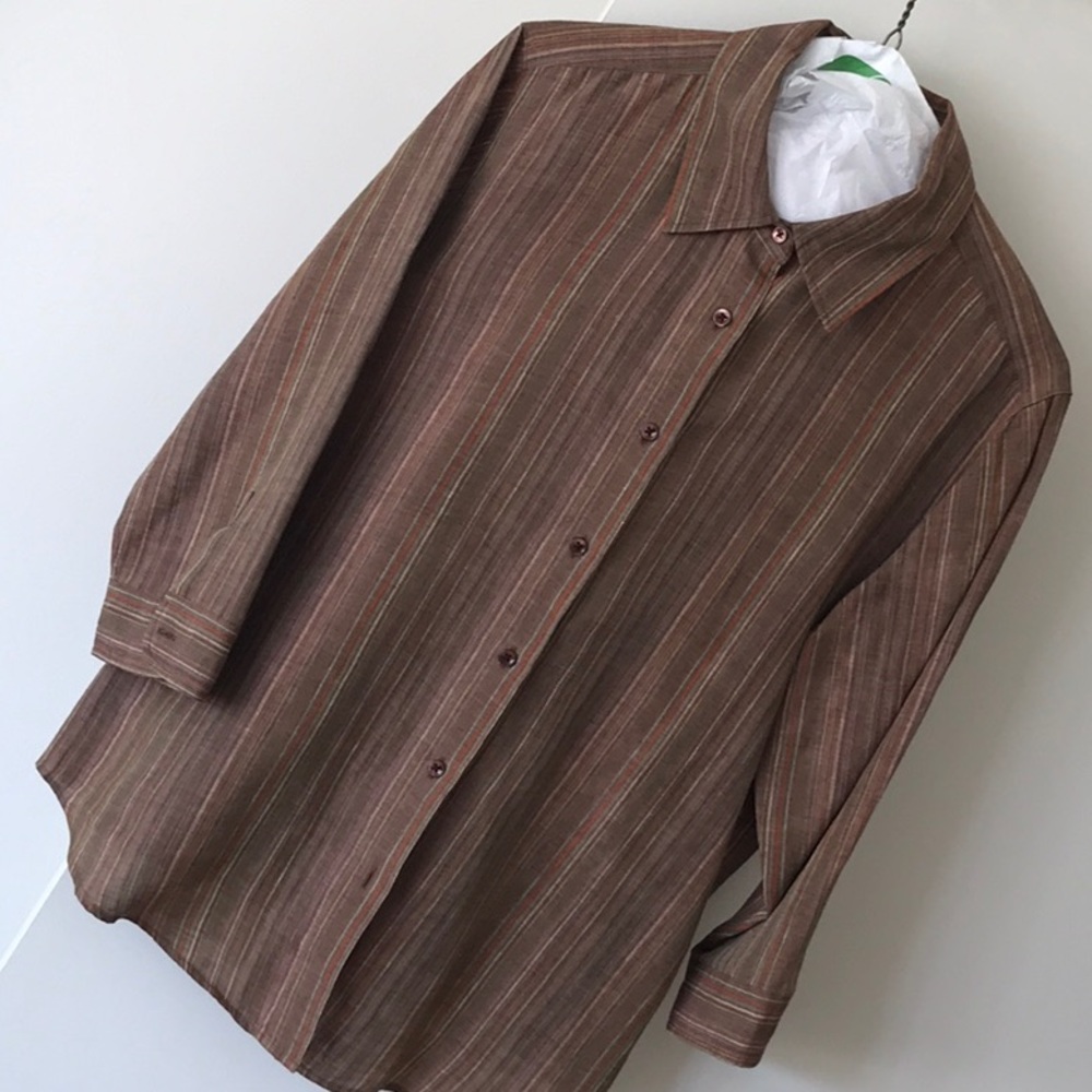 Linen shirt 3/4 sleeve